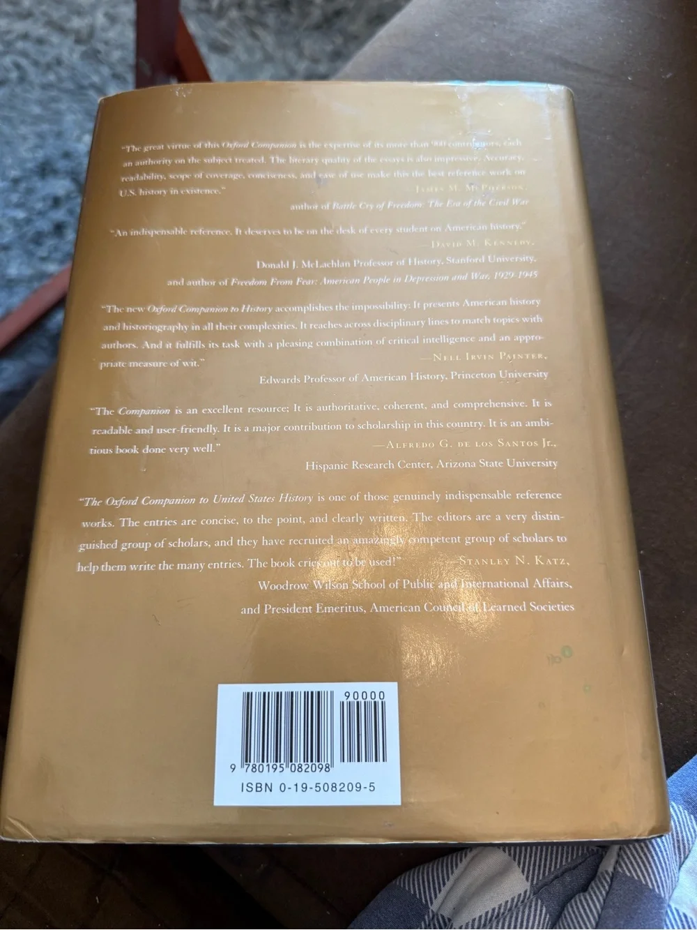 The Oxford Companion to United States History  Hardcover Book